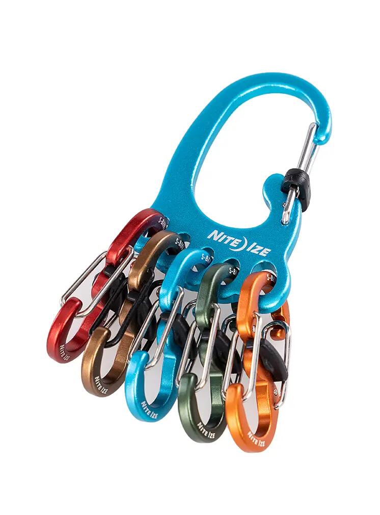 Karabinek Nite Ize BigFoot Locker KeyRack Aluminum - blue 3/7