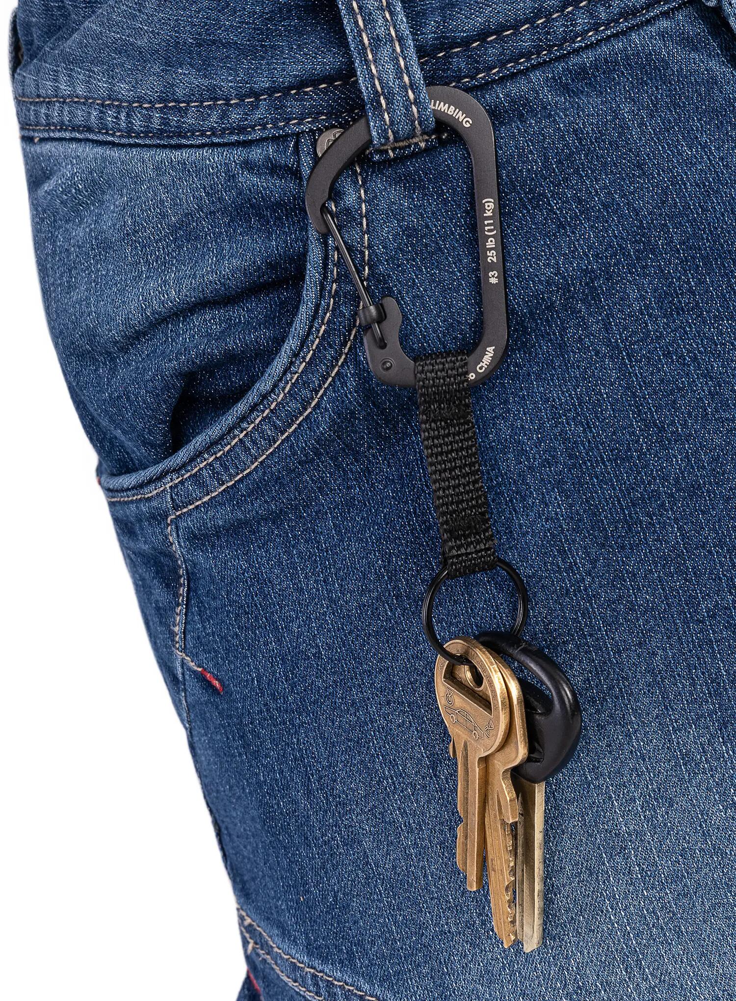 Karabinek Nite Ize SlideLock Key Ring 3 - black 7/7