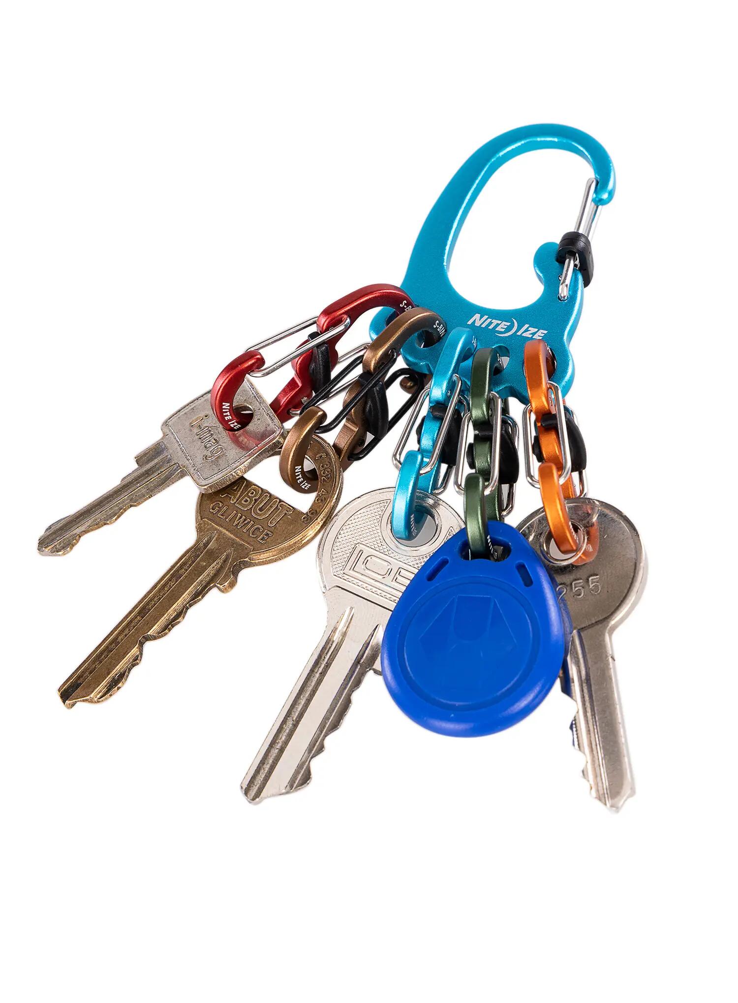 Karabinek Nite Ize BigFoot Locker KeyRack Aluminum - blue 4/7