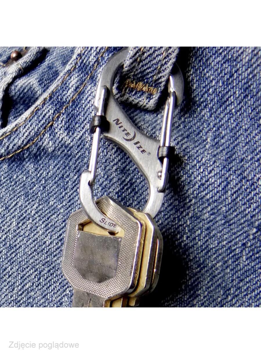 Nite Ize karabińczyk S-Biner 2 Slide Lock - steel 5/7