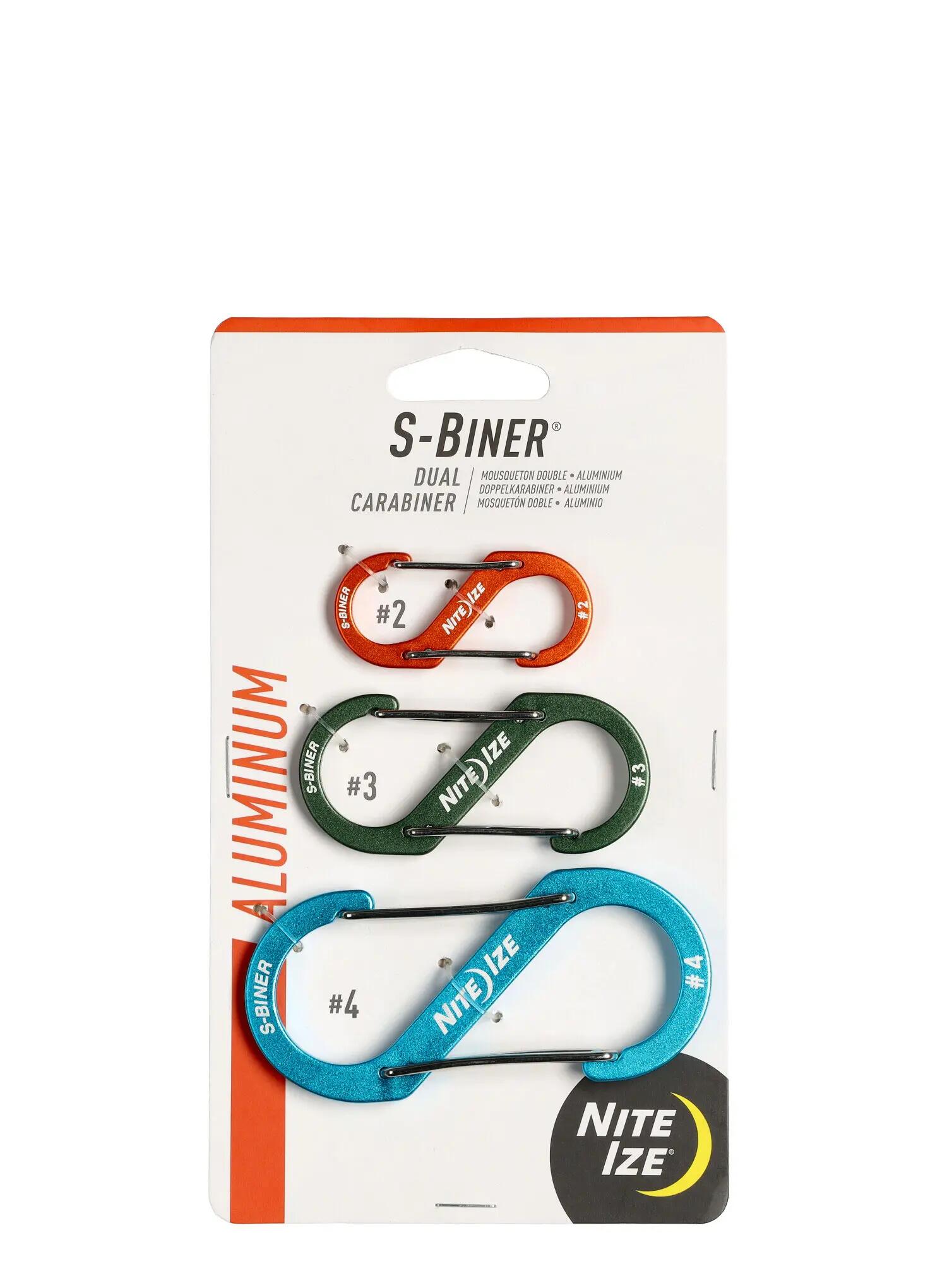 Karabinek sprzętowy Nite Ize S-Biner Aluminum Combo 3 Pack 2/5