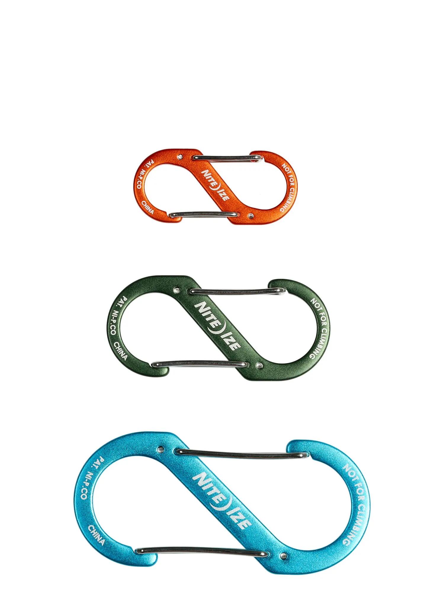 Karabinek sprzętowy Nite Ize S-Biner Aluminum Combo 3 Pack 3/5