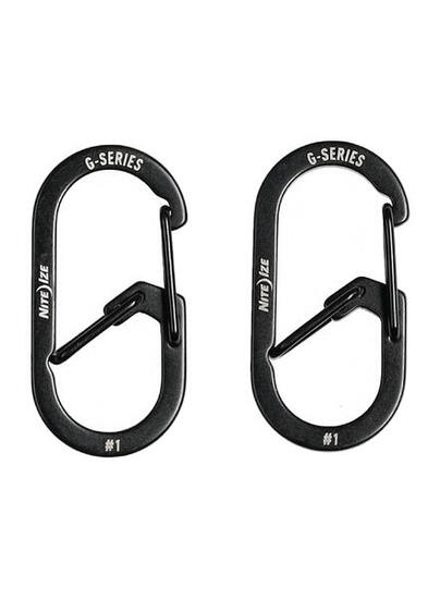 Karabiner Nite Ize G-Series Dual Chamber 1 - zwart