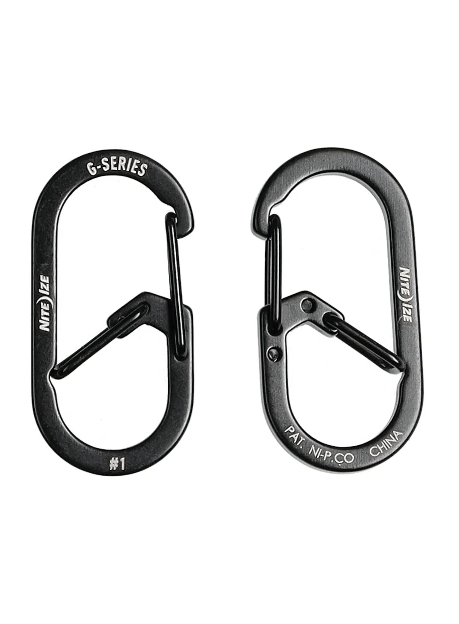 Karabinki Nite Ize G-Series Dual Chamber Carabiner 1 - black 3/5