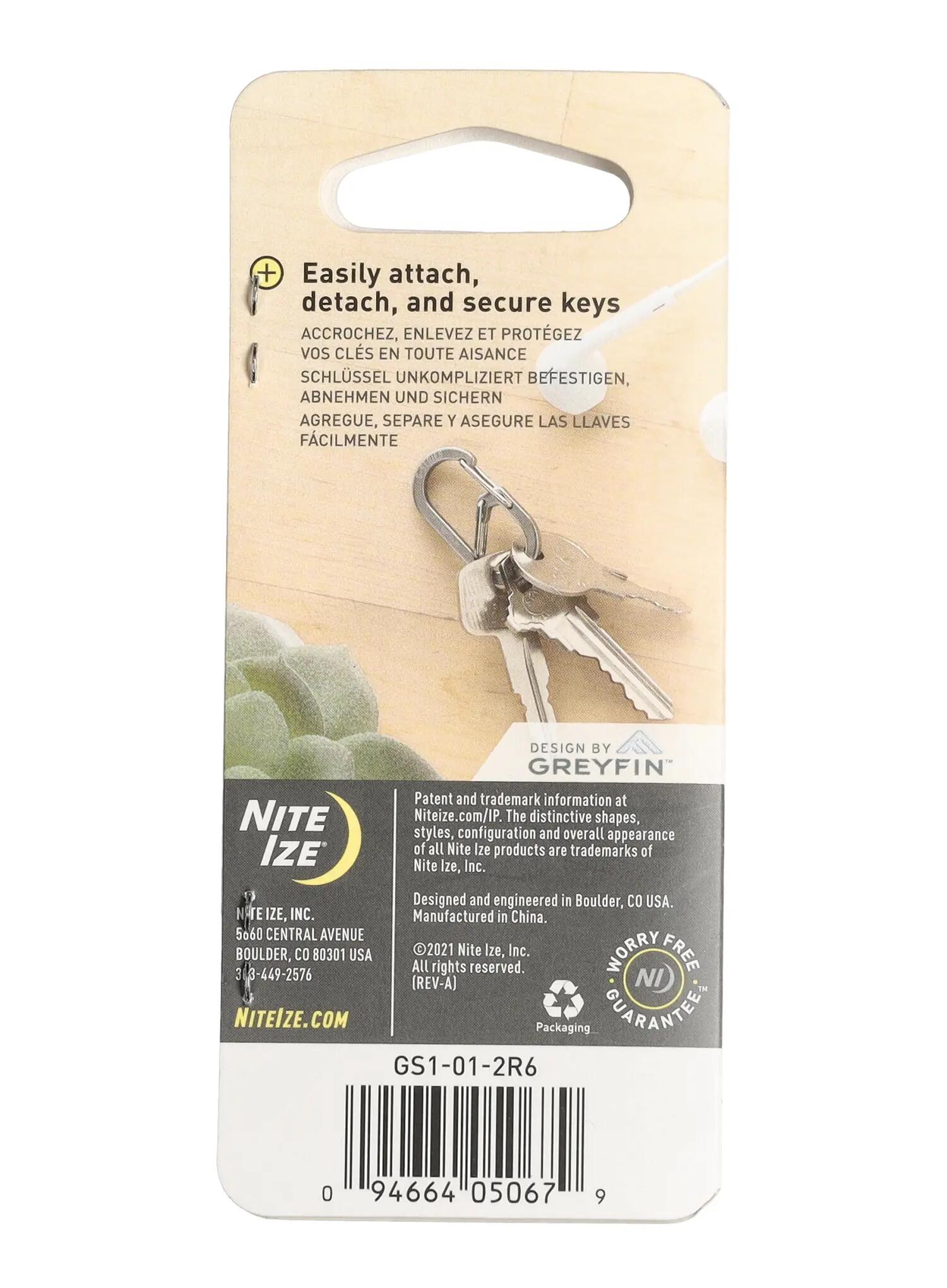 Karabinki Nite Ize G-Series Dual Chamber Carabiner 1 - black 4/5