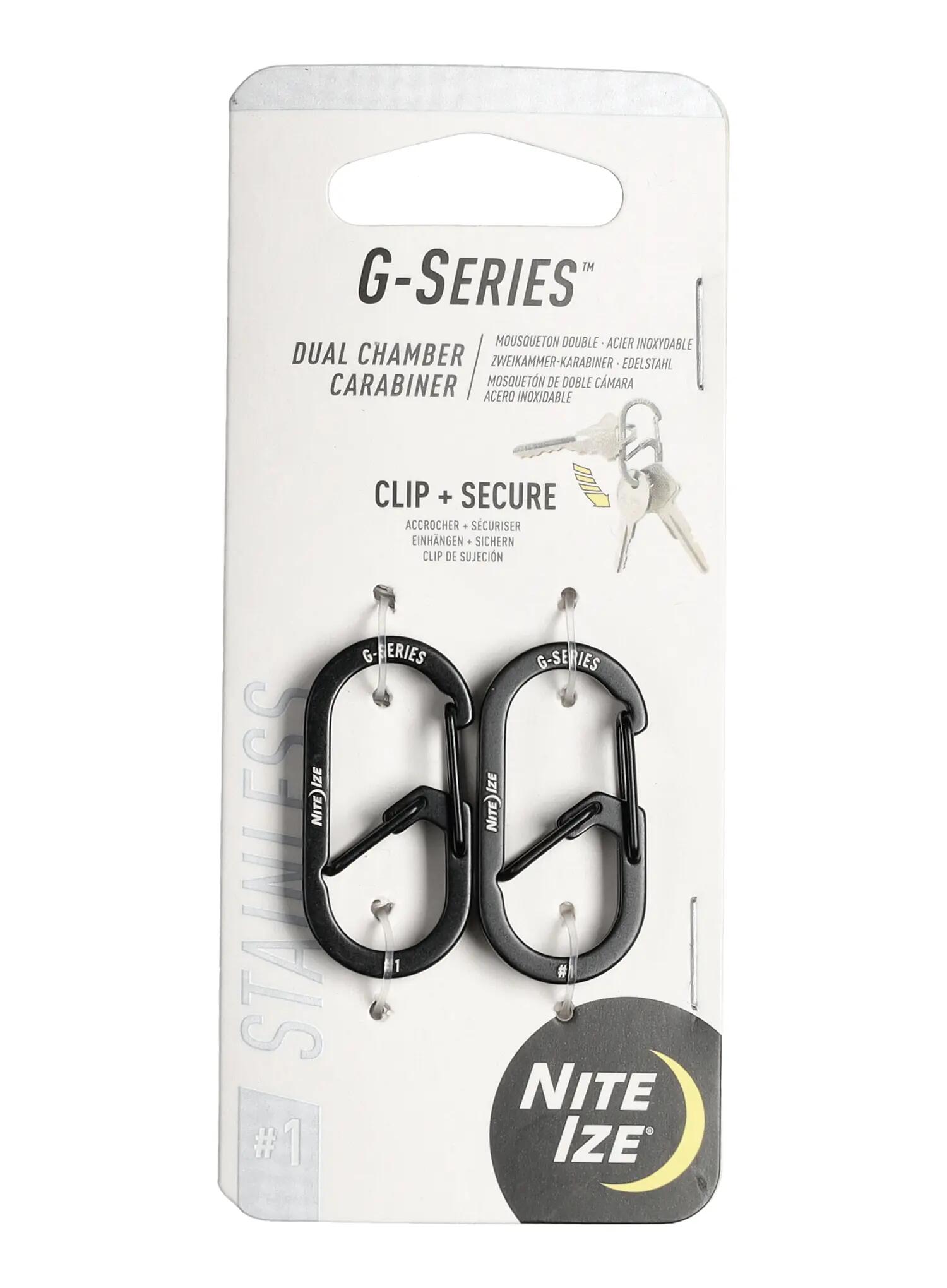 Karabinki Nite Ize G-Series Dual Chamber Carabiner 1 - black 2/5