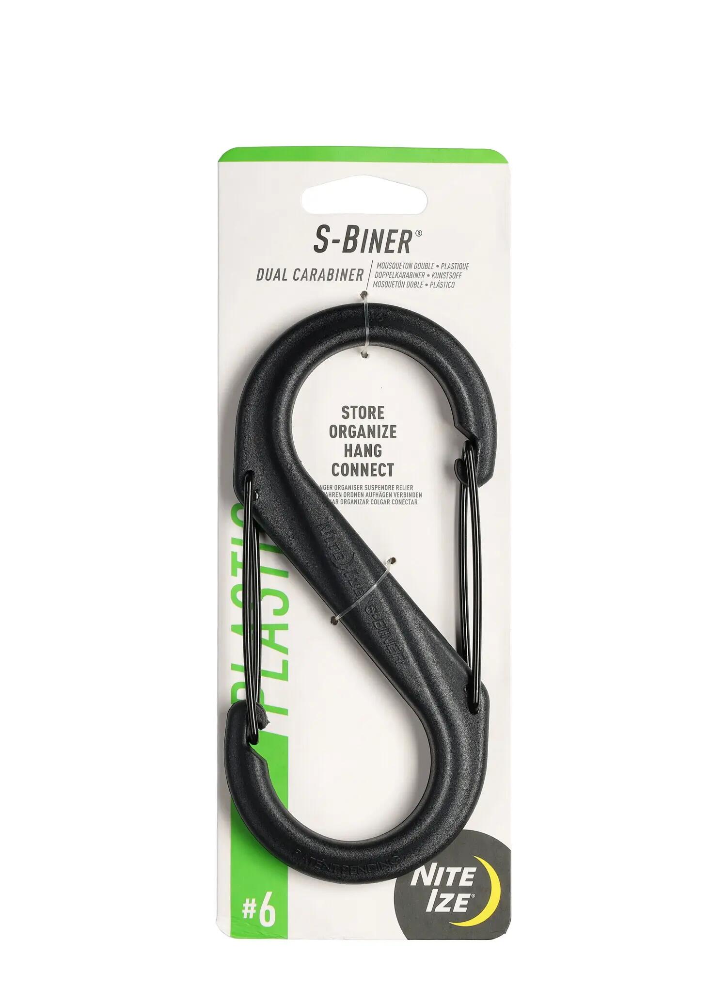 Karabinek sprzętowy Nite Ize S-Biner Plastic 6 - black 2/5
