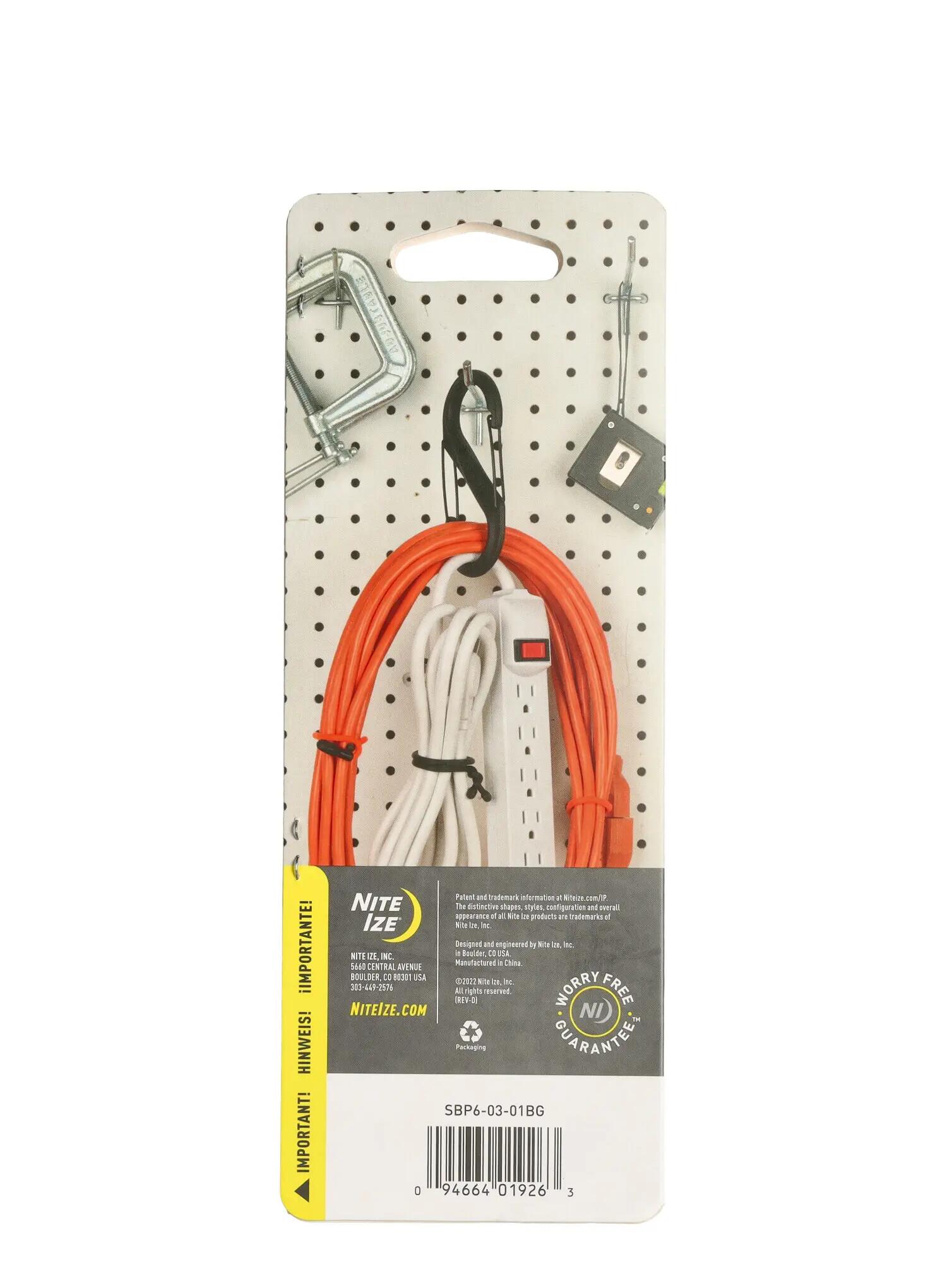 Karabinek sprzętowy Nite Ize S-Biner Plastic 6 - black 4/5
