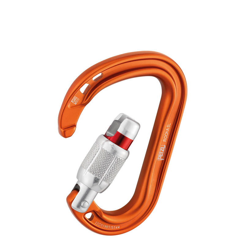 Mousqueton ROCHA PETZL cu sistem SCREW-LOCK