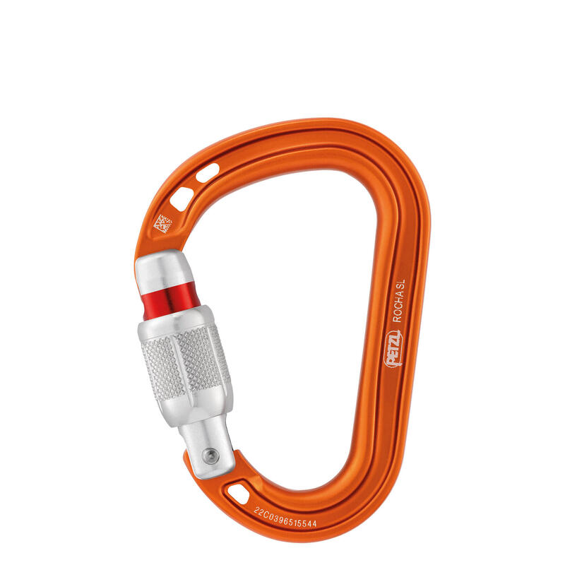 Mousqueton ROCHA PETZL cu sistem SCREW-LOCK