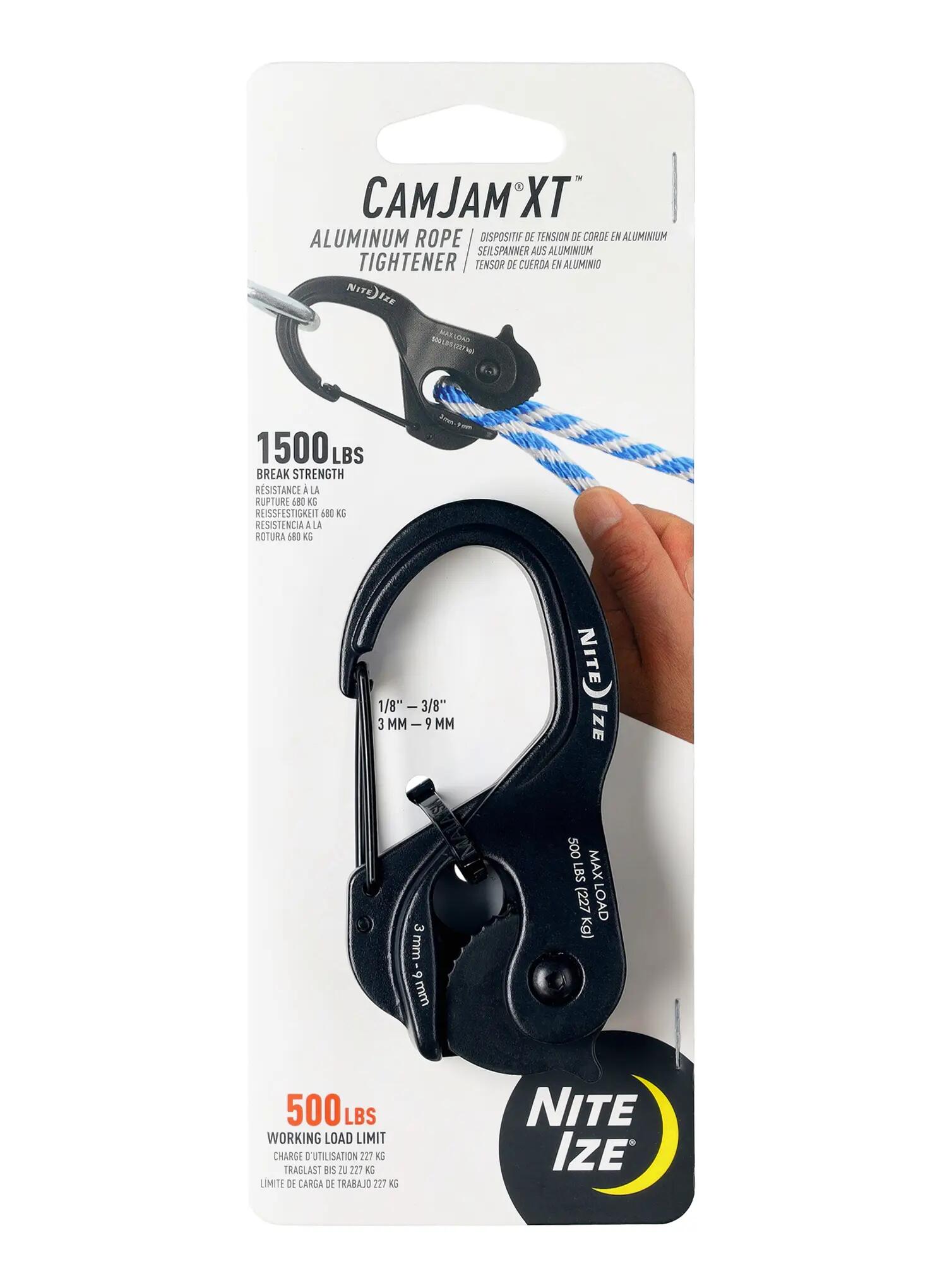 Karabinek Nite Ize CamJam XT Aluminum Rope Tightener Large - black 4/7