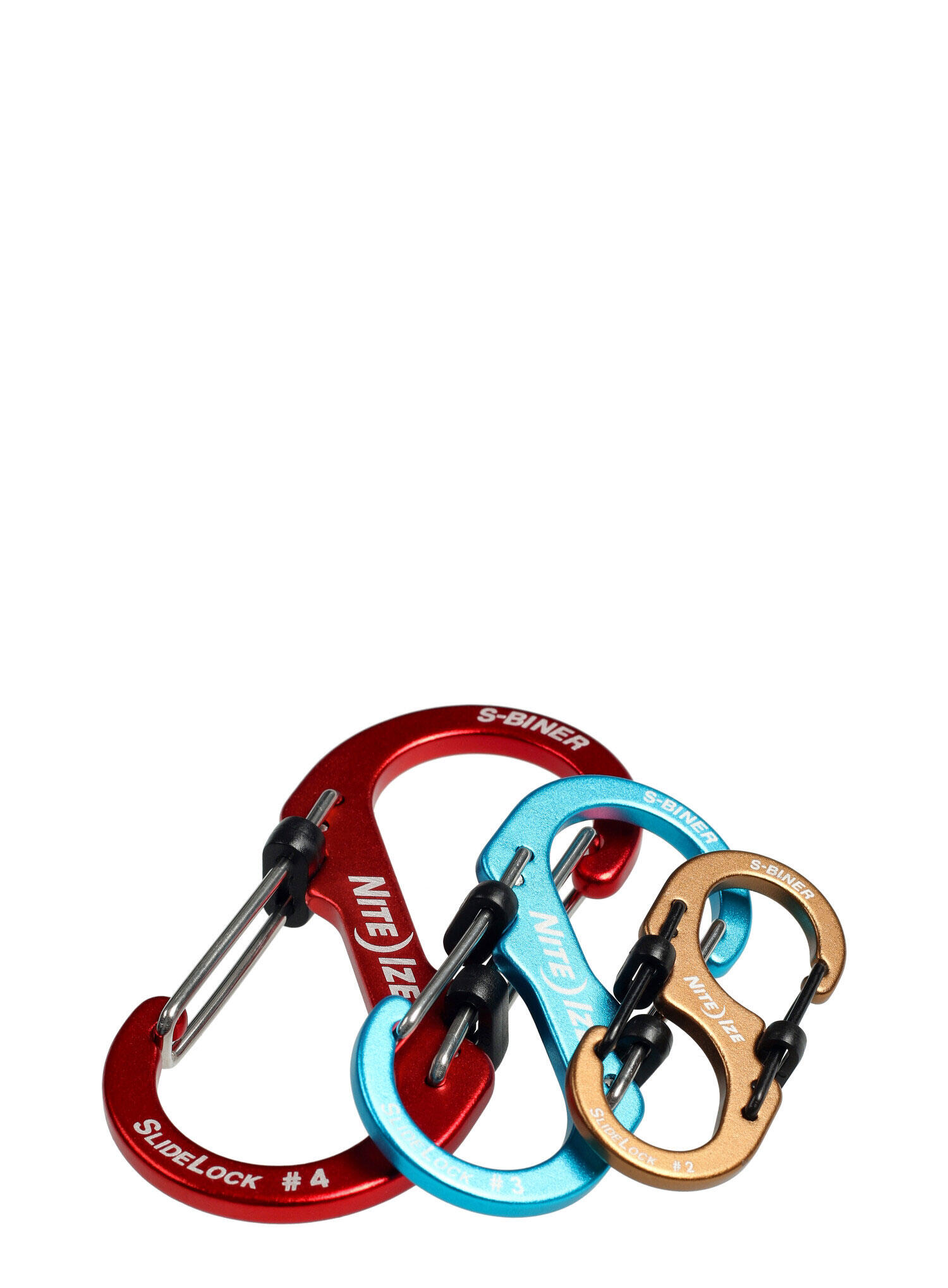 S-Biner SlideLock Aluminium Karabiner 3-Pack Nite Ize 5/5