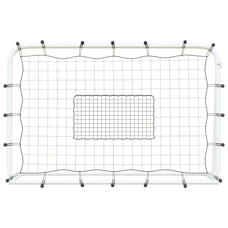 VidaXL Rebounder fotbal 184x61x123 cm oțel și plasă PE