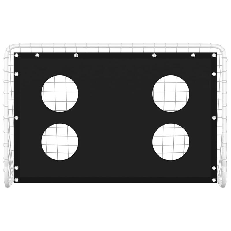 VidaXL Poartă de fotbal pliabilă 184x61x122 cm Oțel