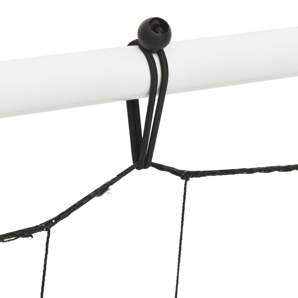 VidaXL Fußball-Reboundnetz 184x61x123 cm pulverbeschichteter Stahlrahmen 5/5