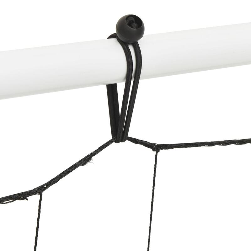 VidaXL Rebounder fotbal 184x61x123 cm oțel și plasă PE
