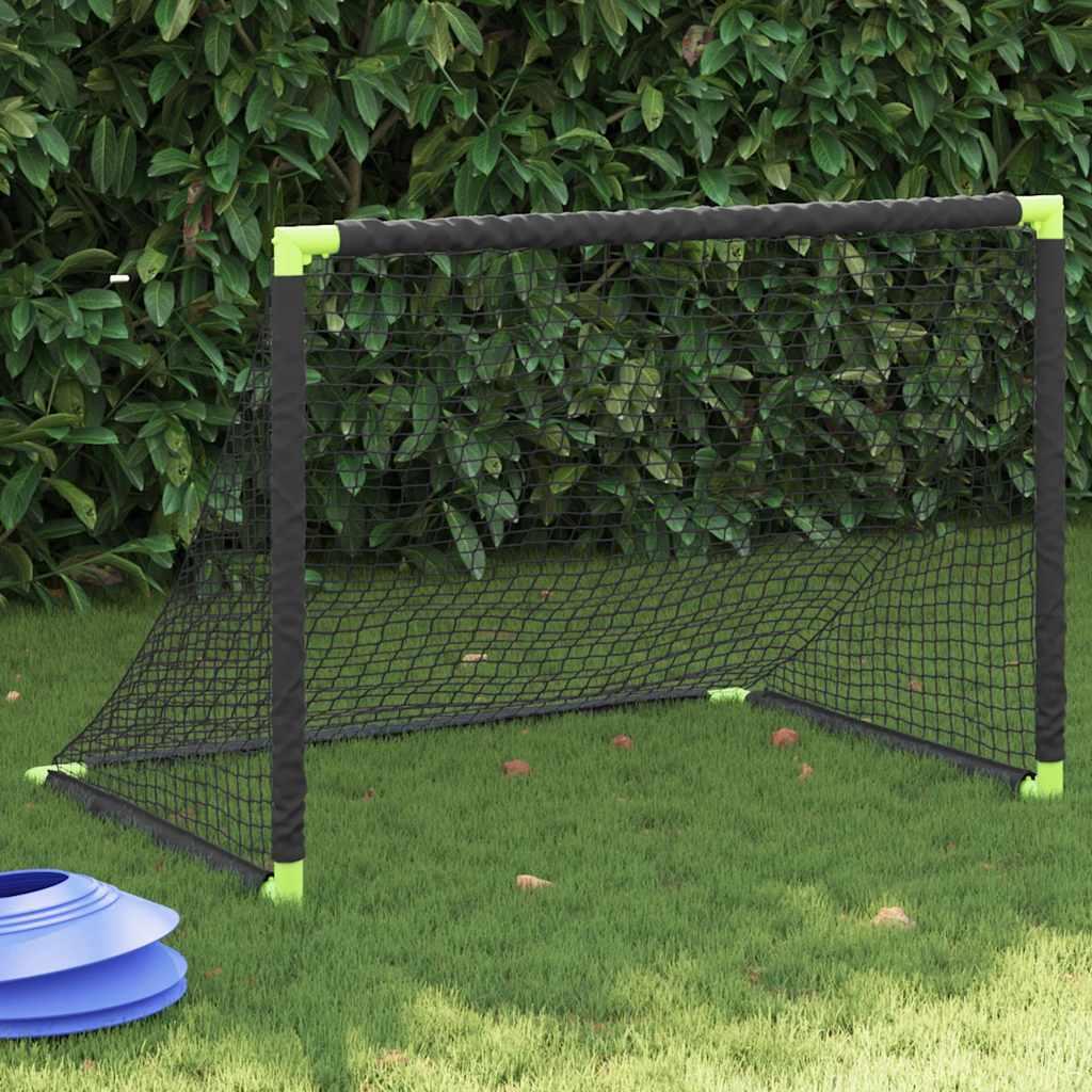 Vidaxl - Vidaxl But De Football Pliable Pour Enfants 90x64x64 Cm Noir. - But - Noir - Decathlon
