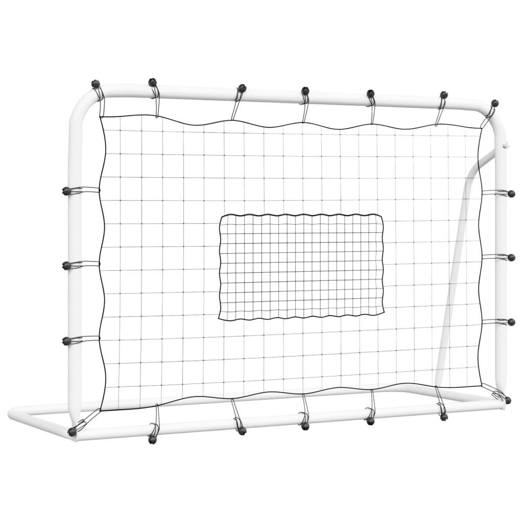 VidaXL Fußball-Reboundnetz 184x61x123 cm pulverbeschichteter Stahlrahmen 2/5