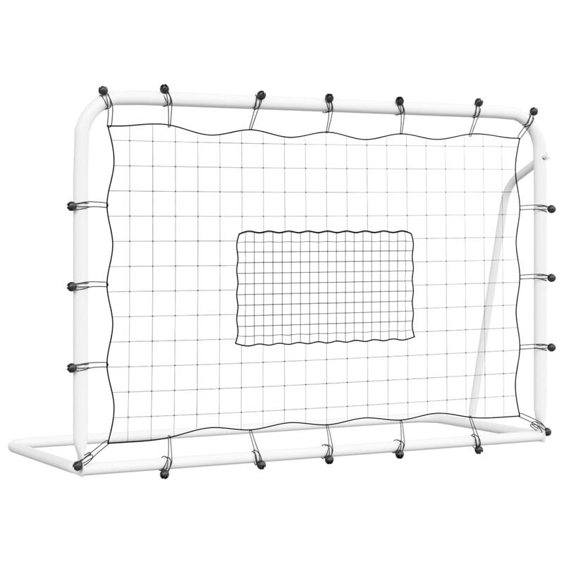 VidaXL Rebounder fotbal 184x61x123 cm oțel și plasă PE