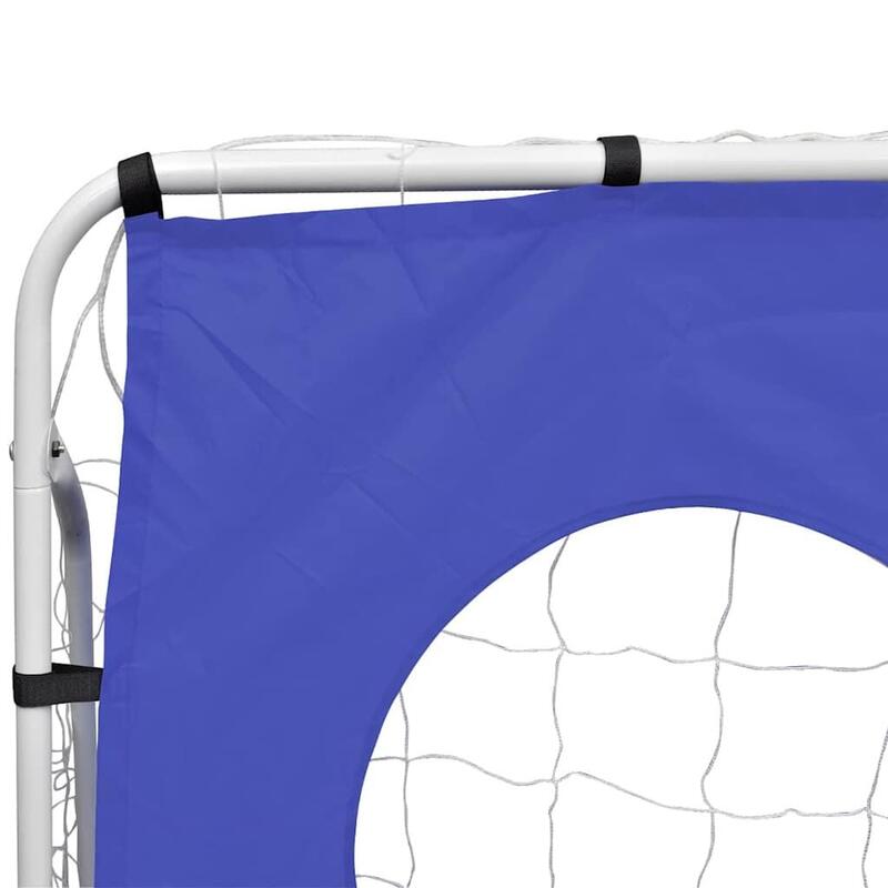 But de fotbal VidaXL cu țintă 240x92x150 cm