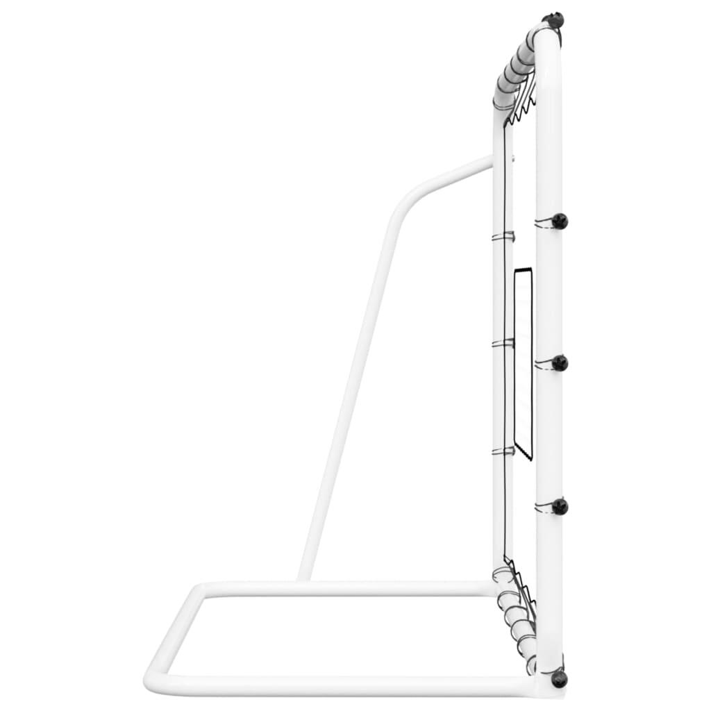 VidaXL Fußball-Reboundnetz 184x61x123 cm pulverbeschichteter Stahlrahmen 4/5