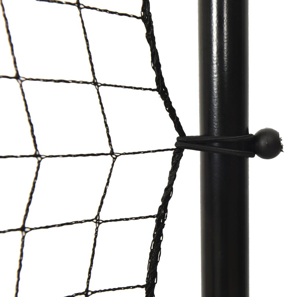 Red de rebote de fútbol HDPE negro 5/5