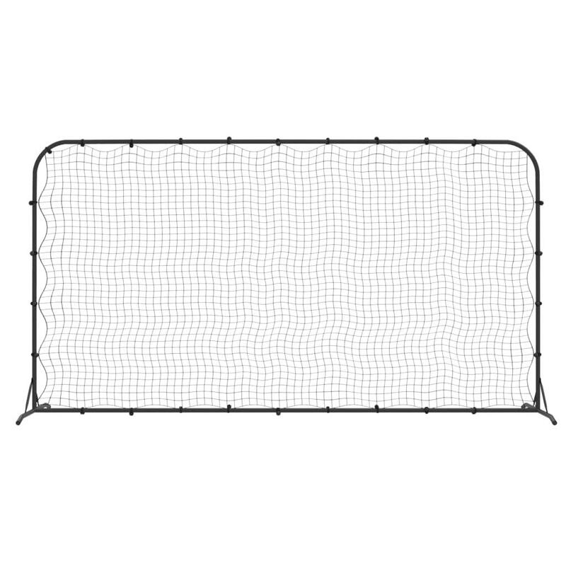 VidaXL Rebounder fotbal 366 x 90 x 183 cm oțel și HDPE