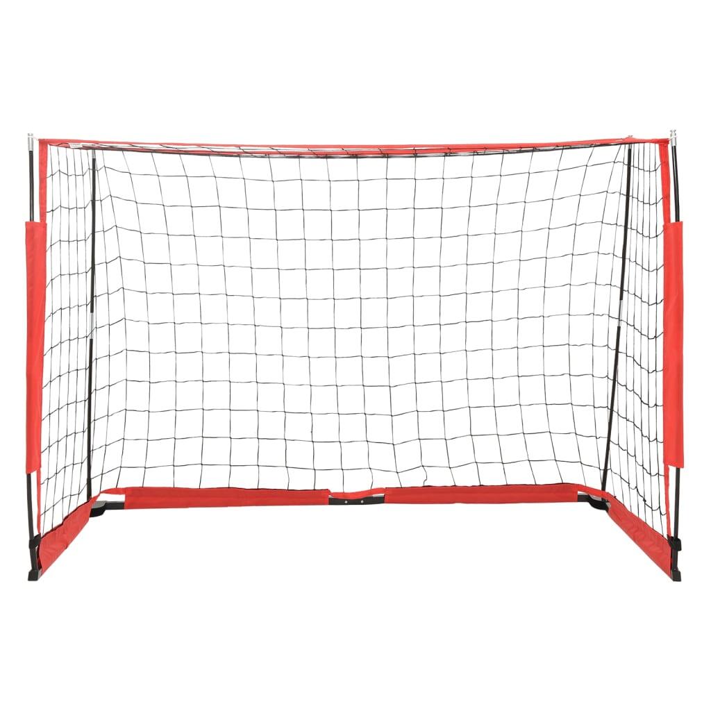 VidaXL Portería de fútbol plegable 184 x 91 x 124,5 cm 2/5