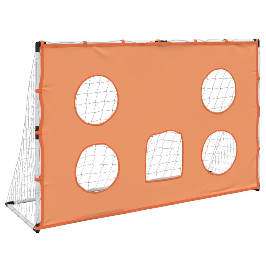 VidaXL Kindervoetbaldoel met doelmat en bal 182x62x118 cm 4/5