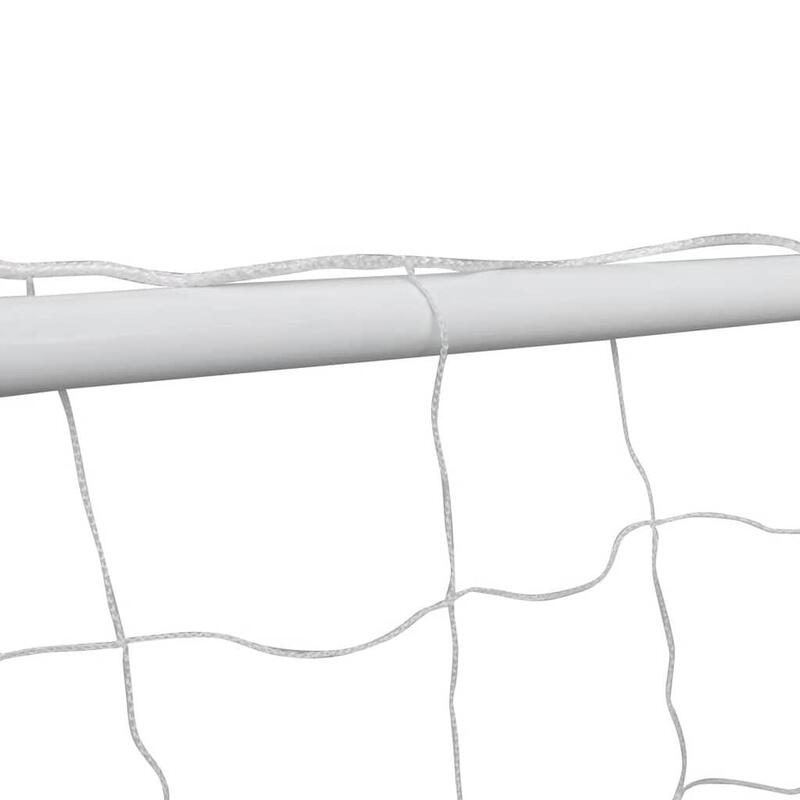 But de fotbal VidaXL cu plasă 182x61x122 cm