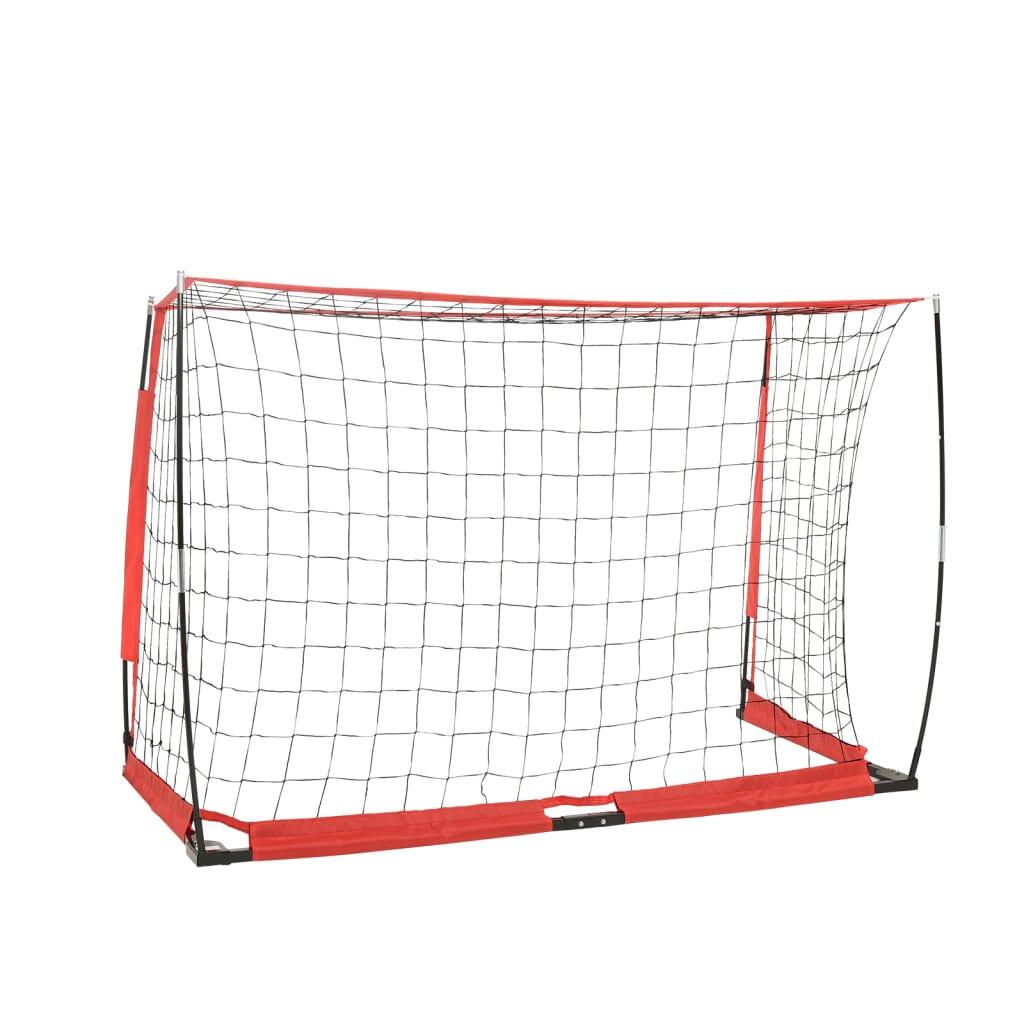 VidaXL Portería de fútbol plegable 184 x 91 x 124,5 cm 4/5