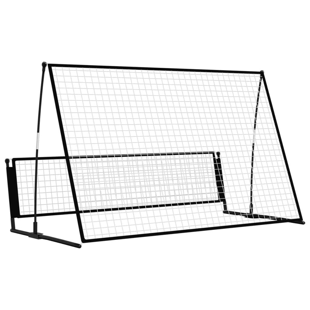 VidaXL Rebondeur/But de football 2 en 1 202x104x120 cm Acier 5/5