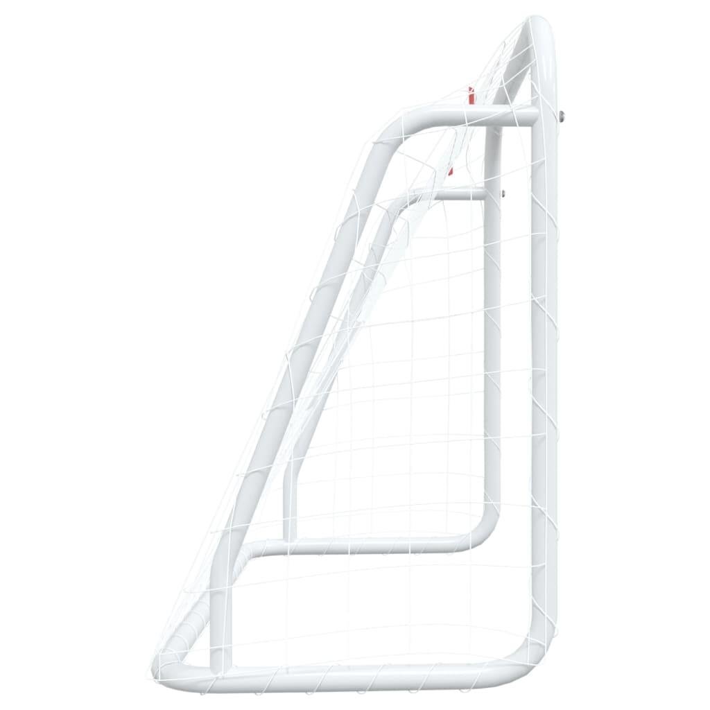 VidaXL Voetbaldoel met net 125 x 96 x 60 cm staal en polyester 4/5