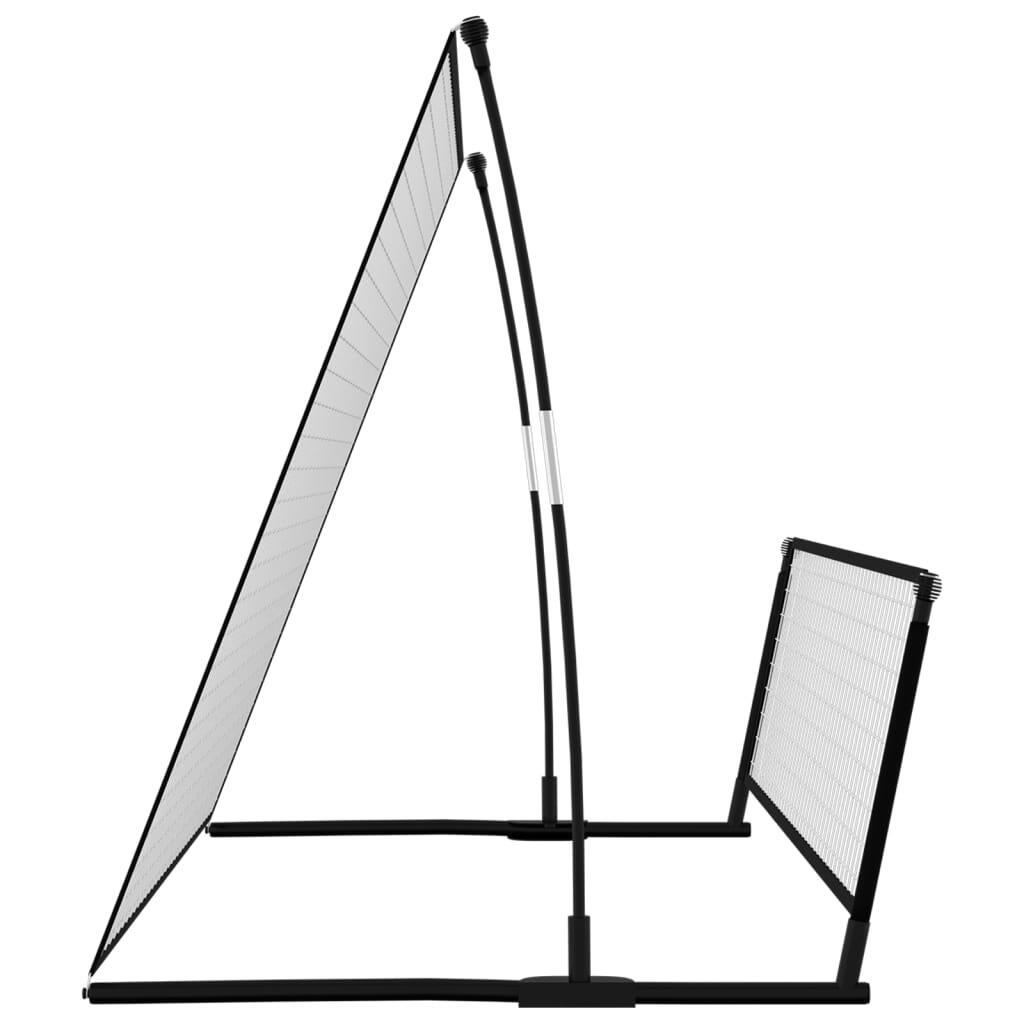 VidaXL Rebondeur/But de football 2 en 1 202x104x120 cm Acier 4/5