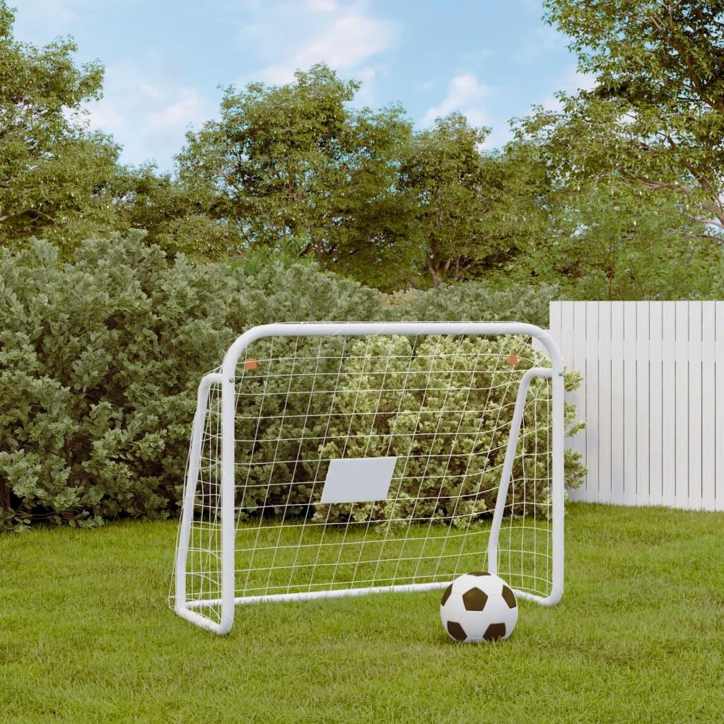 VidaXL Football Goal with Net 125 x 96 x 60 cm Steel & Polyester