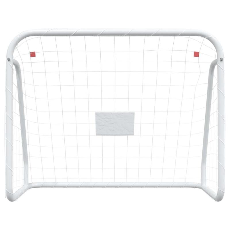 Poartă de fotbal VidaXL cu plasă 125 x 96 x 60 cm