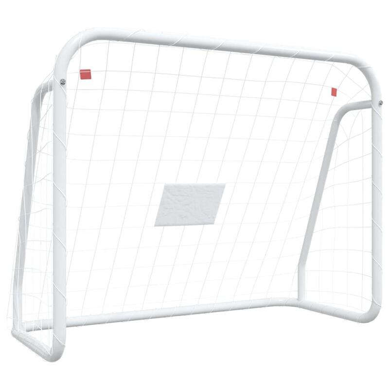 Poartă de fotbal VidaXL cu plasă 125 x 96 x 60 cm