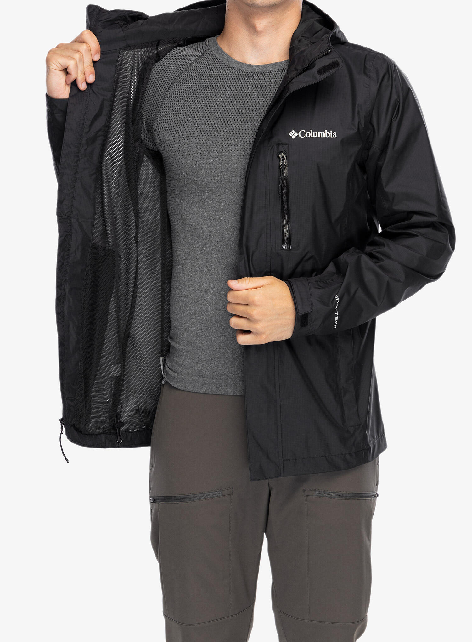 Veste Columbia Pouring Adventure III imperméable noire homme 7/7