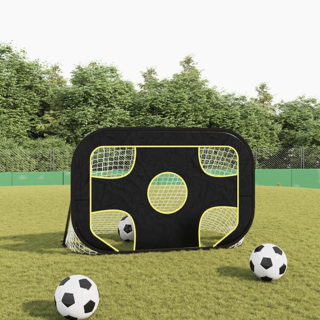 VidaXL football goal with target 120x80x80 cm