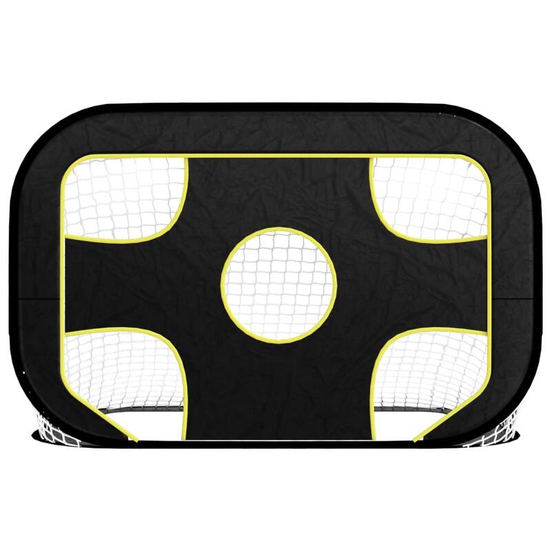 But de fotbal VidaXL cu țintă 120x80x80 cm