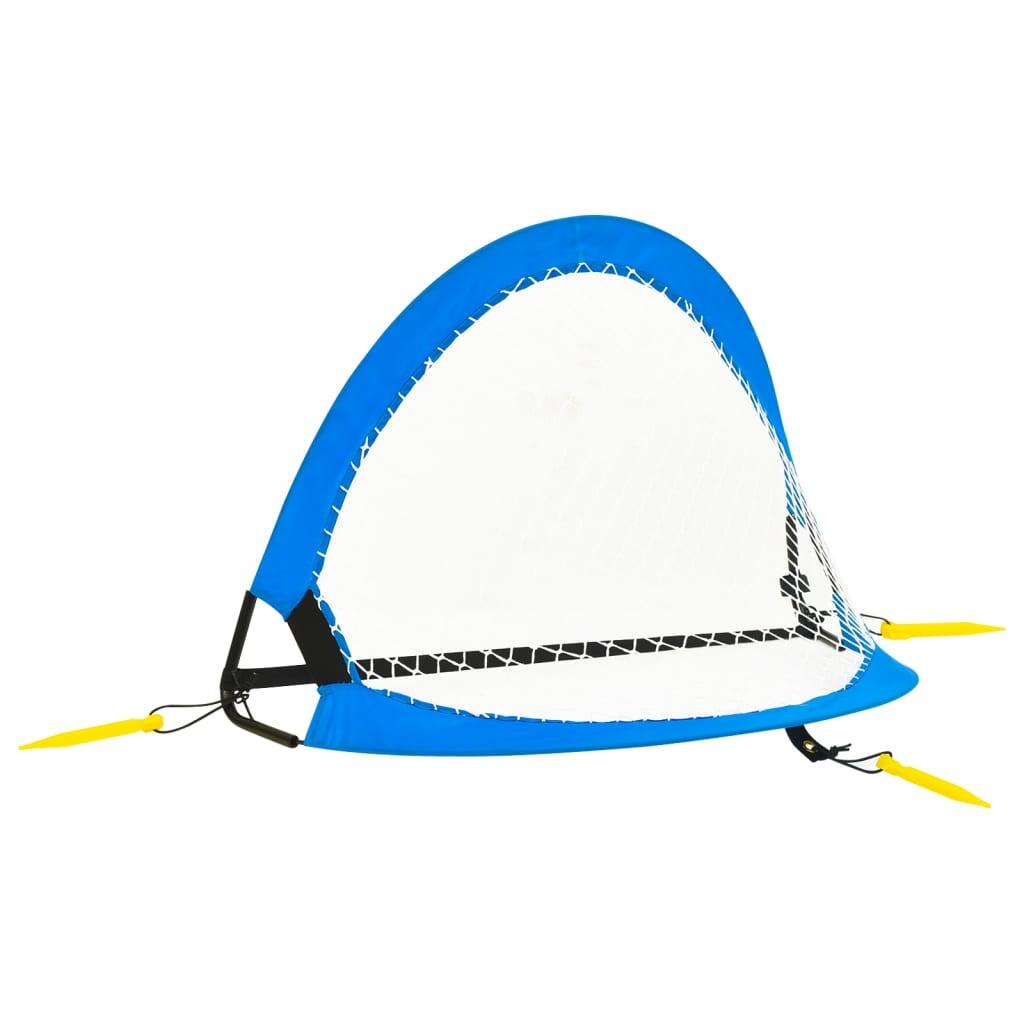 VidaXL 2 st kinderspeeldoelen opvouwbaar met draagtas 75,5 x 46 x 48 cm 5/5