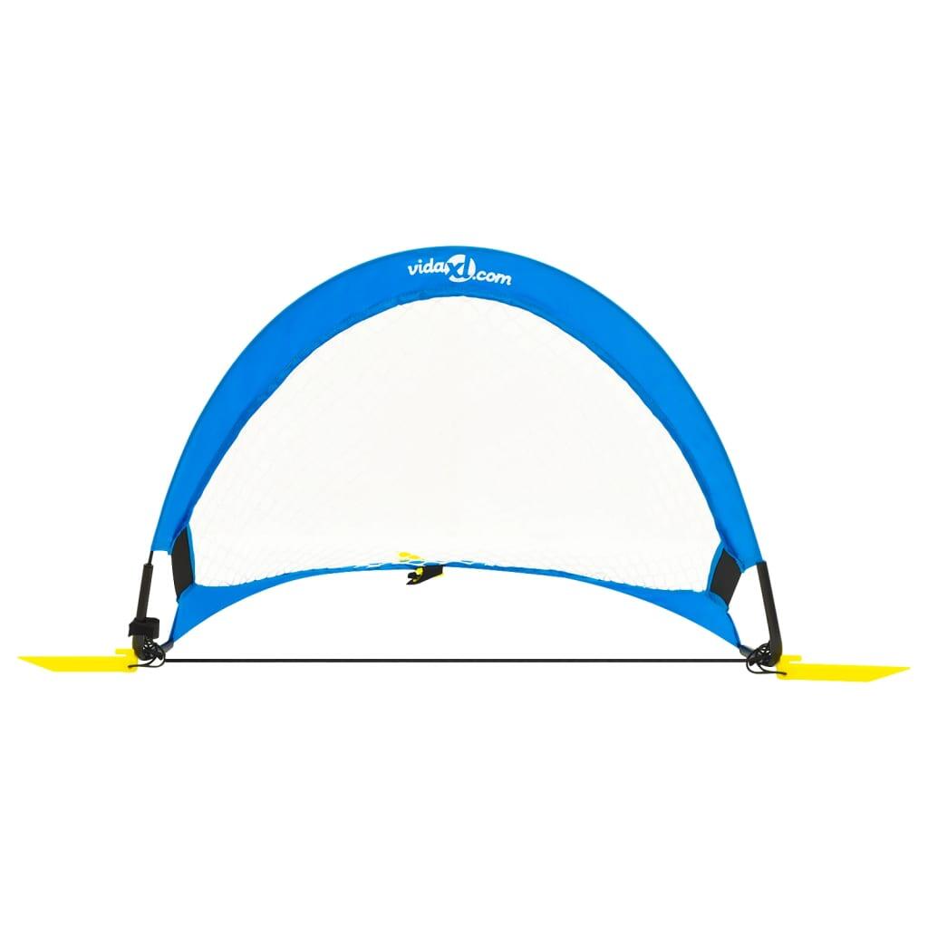 VidaXL 2 st kinderspeeldoelen opvouwbaar met draagtas 75,5 x 46 x 48 cm 3/5