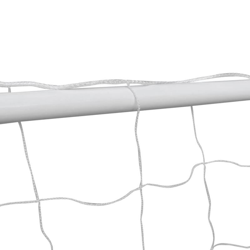 But de fotbal VidaXL cu cadru din oțel 240 x 90 x 150 cm
