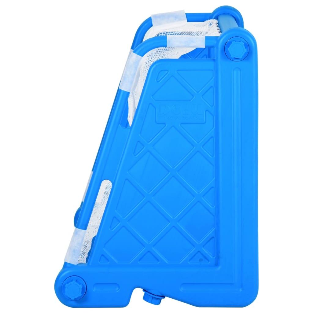 VidaXL Portería para niños 100 x 75 x 55 cm plástico azul 3/5