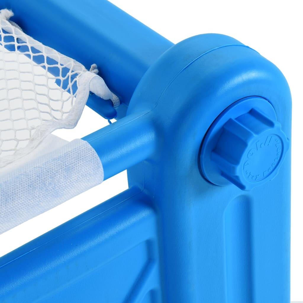 VidaXL Portería para niños 100 x 75 x 55 cm plástico azul 5/5