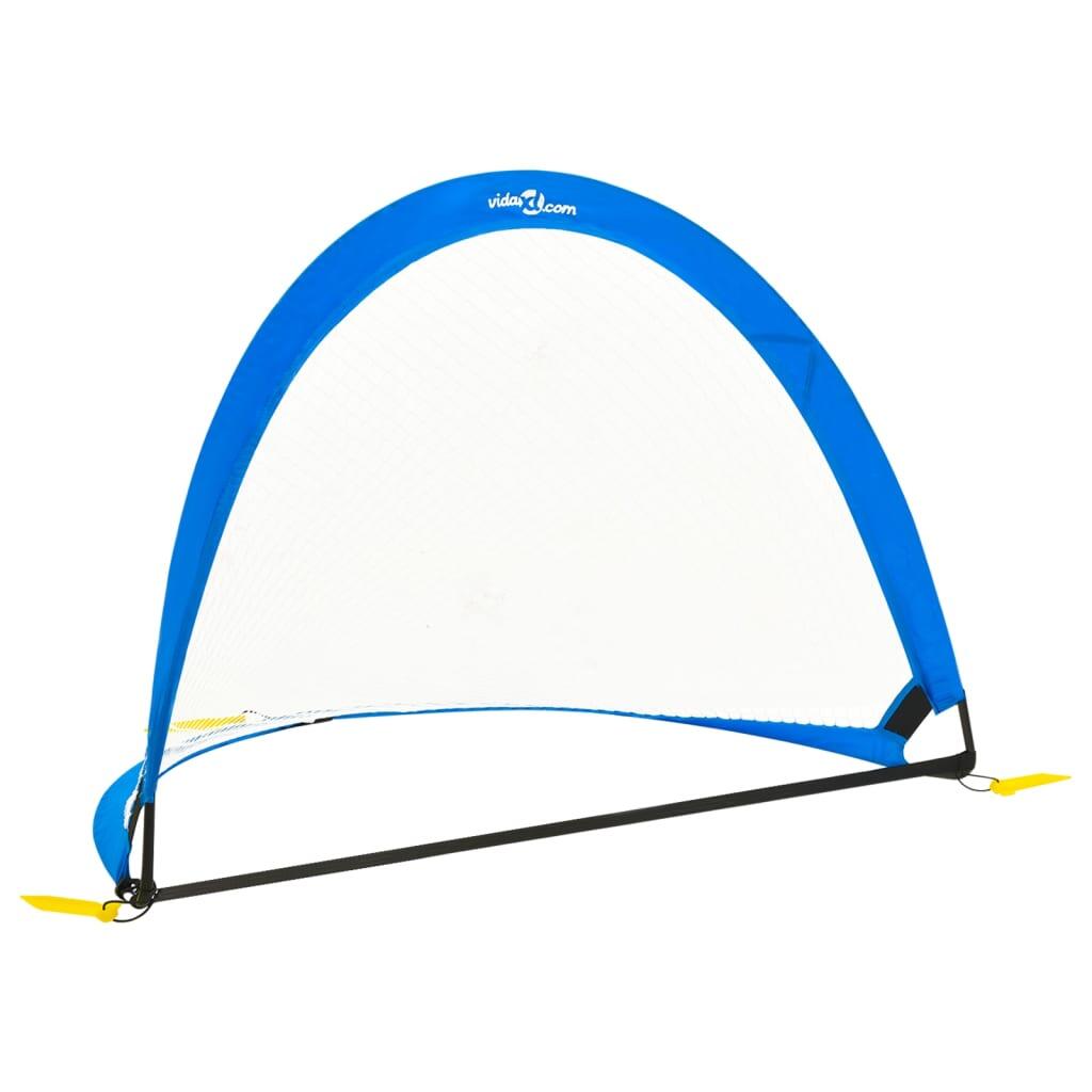VidaXL 2 opvouwbare kindervoetbaldoelen met opbergtas 119x82x84,5 cm 2/5
