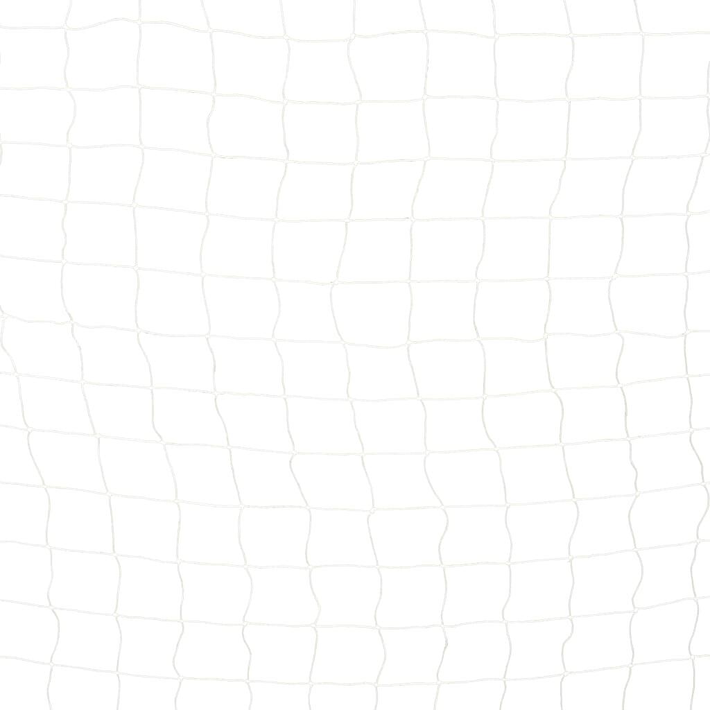 VidaXL Portería de fútbol 300x160x90 cm metal negro y blanco 5/5