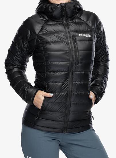 Piumino con cappuccio Columbia Arctic Crest Down da donna