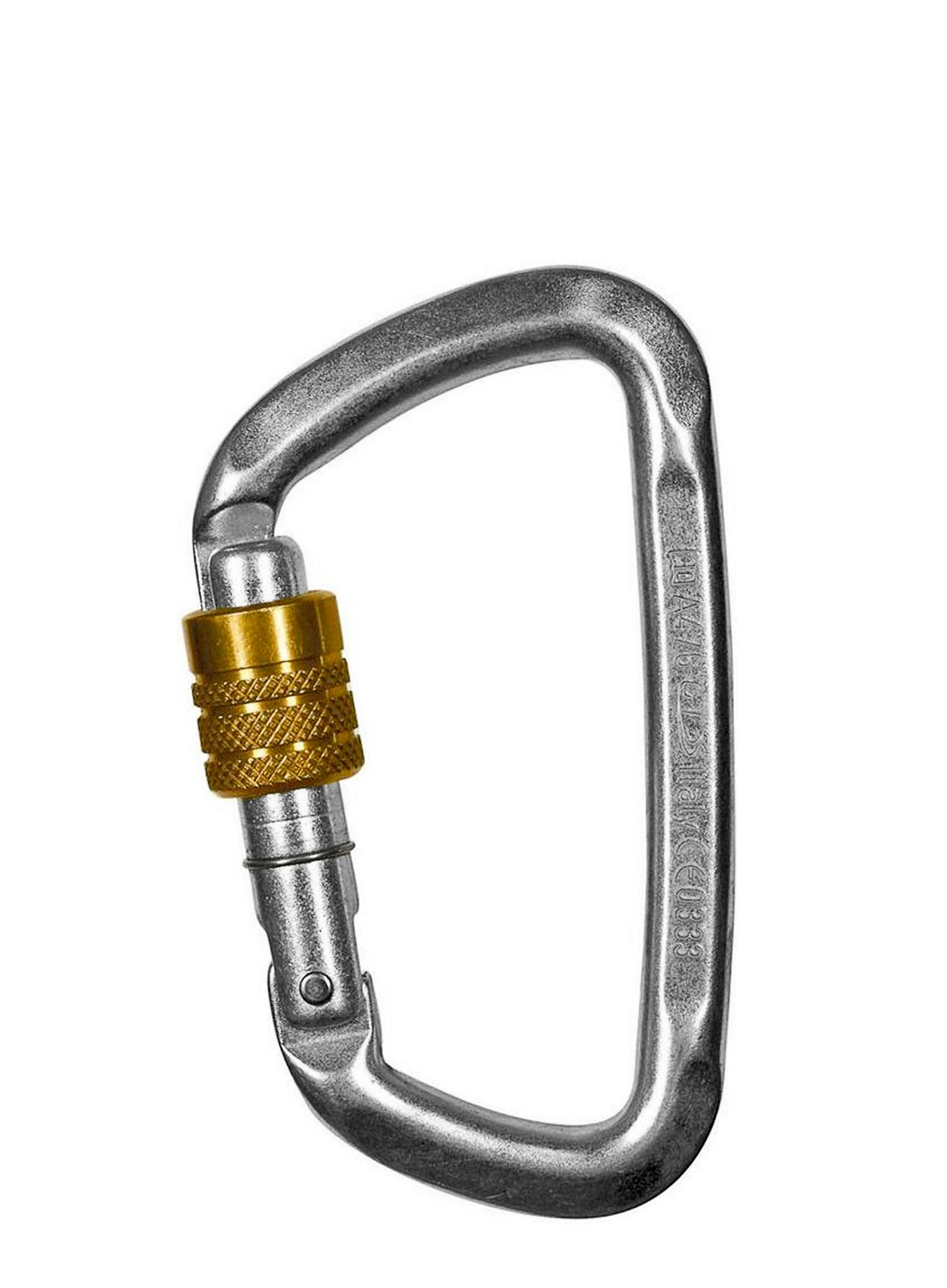 Karabinek Climbing Technology D-Shape Steel CF SG - zinc plated 1/2
