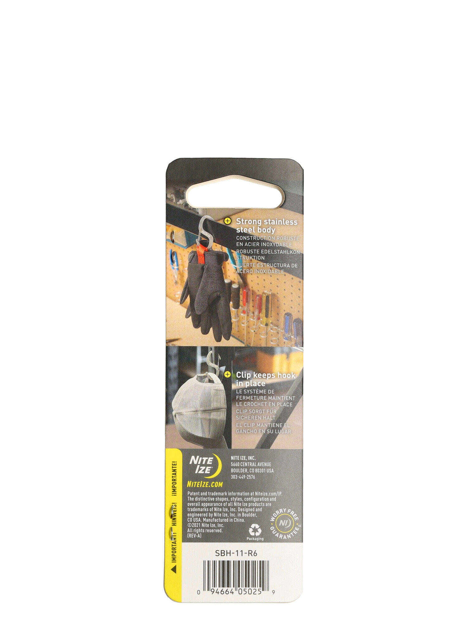 Karabiner Nite Ize S-Biner Hook 'N Hold - Stahl 5/6